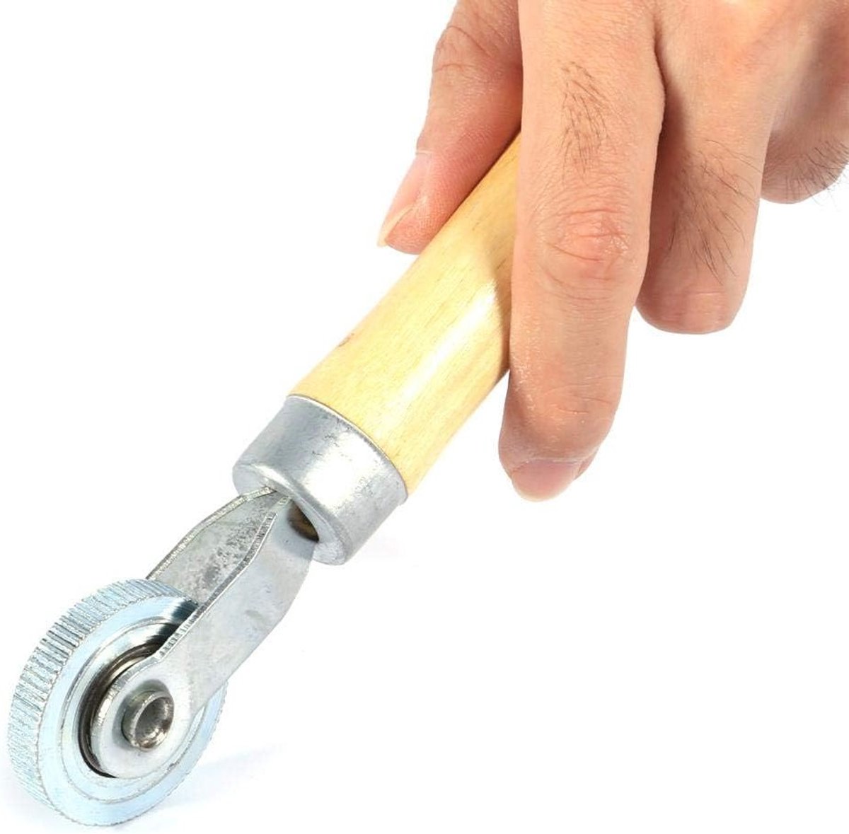 Houten Handgreep Roller Voor Reparatie van Leaks, Inclusief Naald en Dichtband, Ideaal voor Buizen en Stiknaden