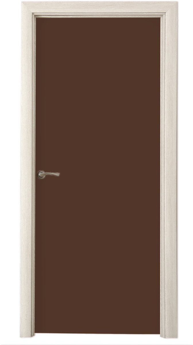 Deurposter 80x205 cm - Deursticker Bruin - Donker - Kleuren - Meubelfolie zelfklevend - Deurfolie woonkamer - Interieurfolie fotobehang - Deur plakfolie - Deurstickers - Deurbehang sticker - Kamer decoratie