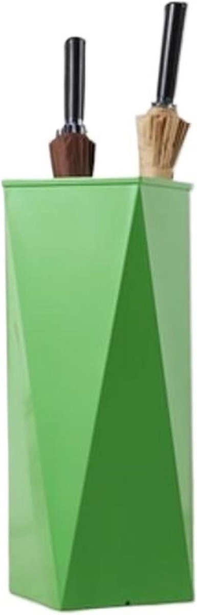 Paraplubak Metaal - Parapluhouder Entree - Gang Organiseren - Roestbestendig Ontwerp - 228 cm hoog - Groen