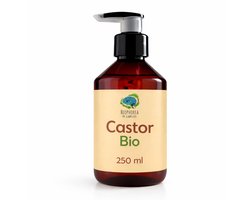 Slaaploos Castor olie - 250ml - 100% Puur Biologisch Koudgeperst -Wonderolie voor Huid, Haar en Wimpers - Biophorea Castorolie - Basisolie voor etherische oliën - Ricinusolie