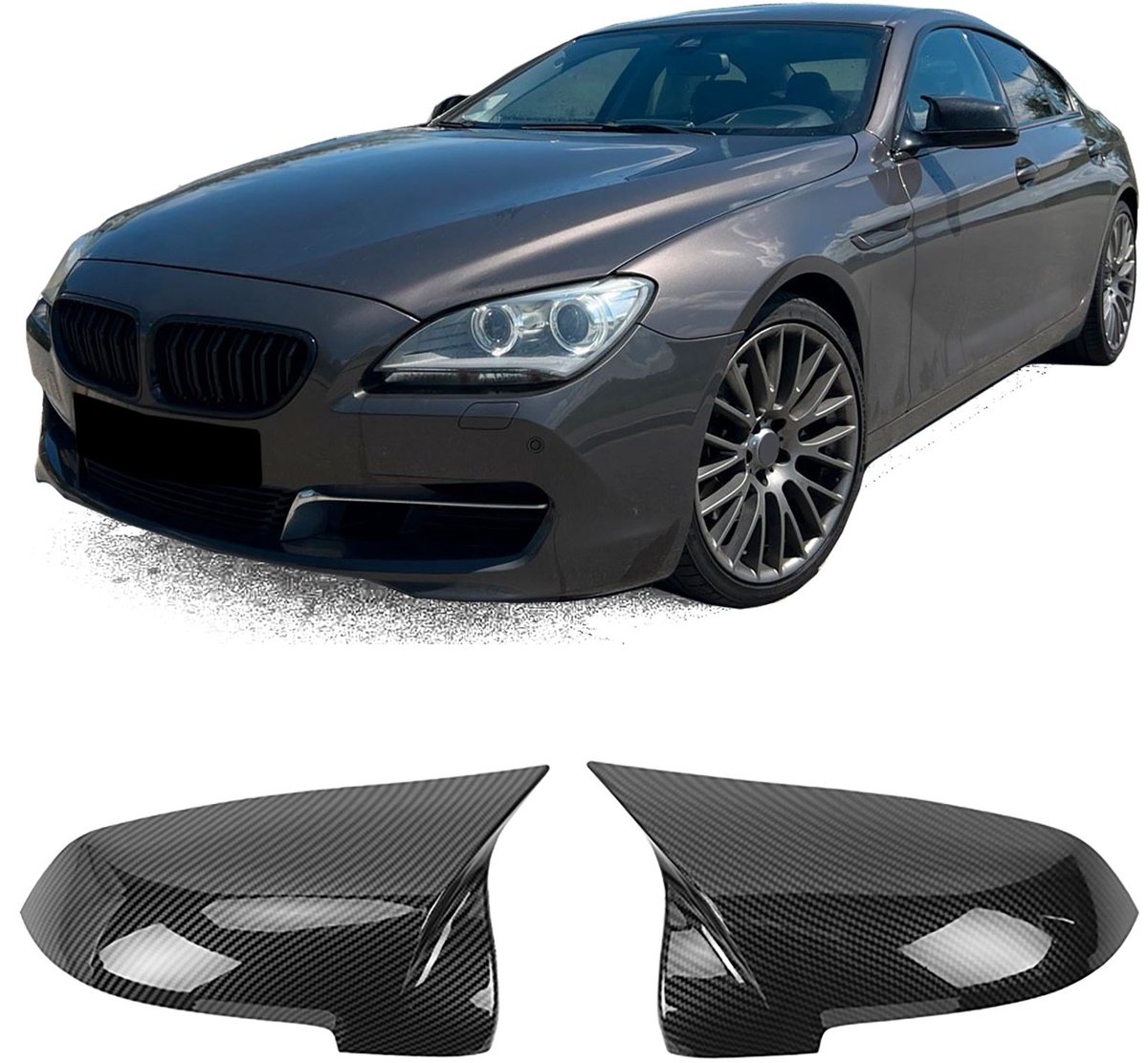 Spiegelkappen Voor Bmw 5 6 7 Serie F10 F18 F11 F06 F07 F12 F13 F01 GT Carbon Look M3 M5 Look Performance LCI