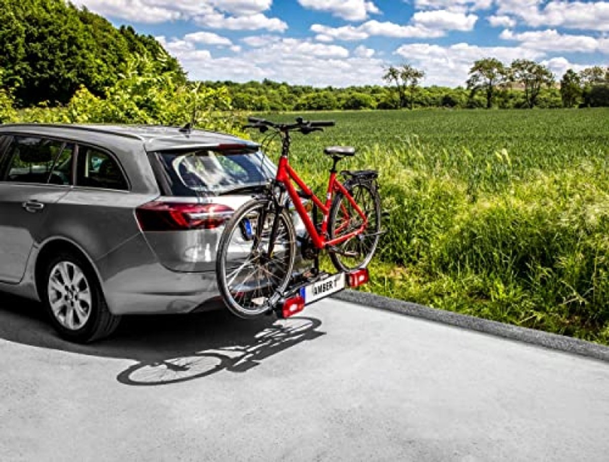 Fietsendrager voor trekhaak - voor 1 fiets - geschikt voor e-bike en oversized frames - gedeeltelijk voorgemonteerd - met snelsluiting en framehouder - model 11559 – foto 7