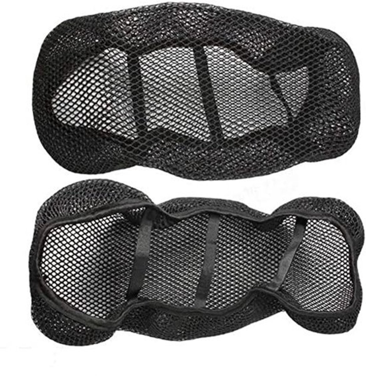 Motorfiets Zitbedekking - Antislip - Ademend 3D Spacer Mesh - Comfortabele Kussen