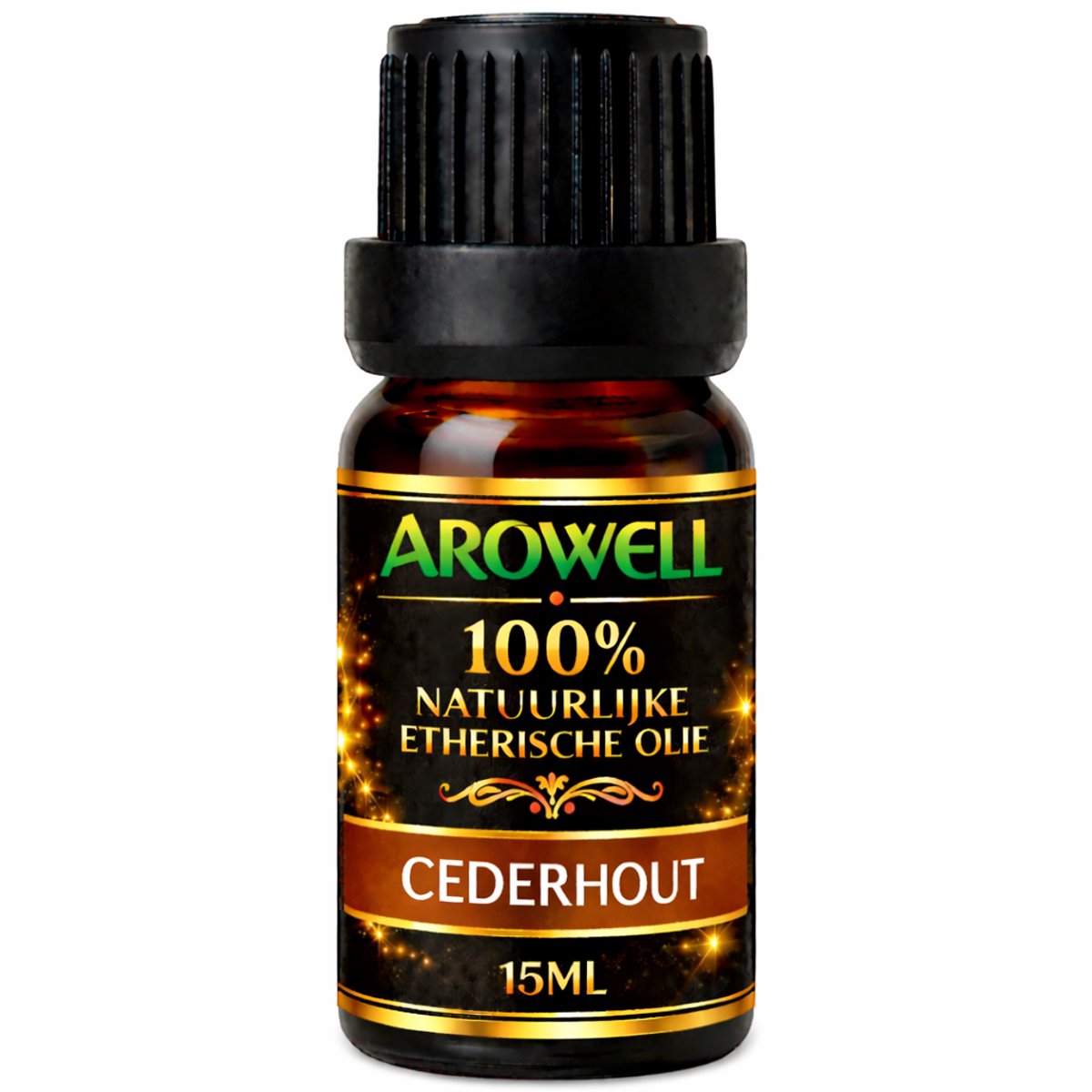 Arowell Cederhout Etherische Olie – 15 ml – 100% Natuurlijk – Aromatherapie – Diffuser – Oliebrander – Sauna & Massage