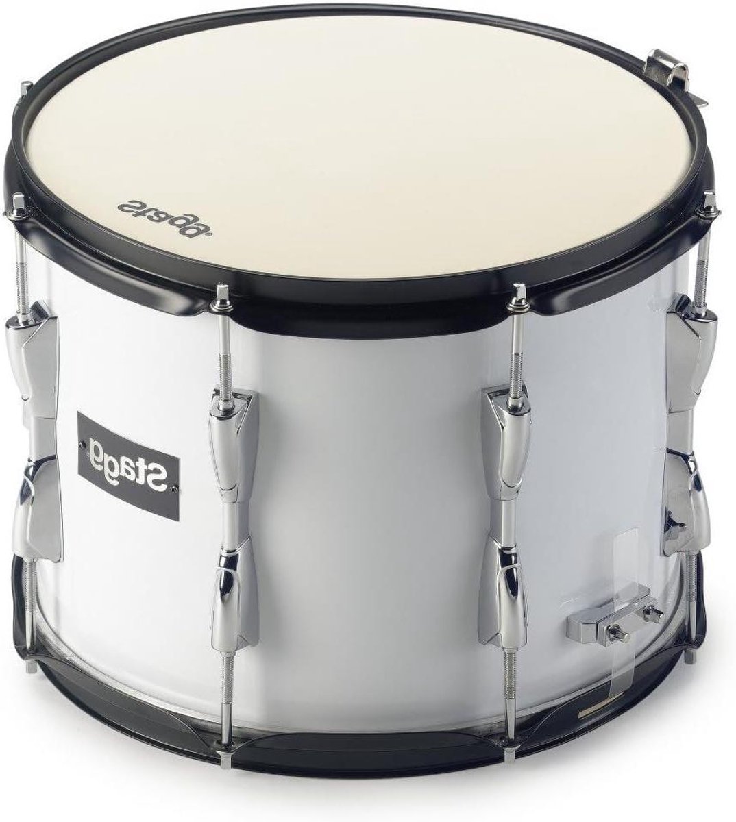 Trommel Pakket - Marcherende Trommel - Muziek Maken - Compleet Set - 14x12 Inch - Wit