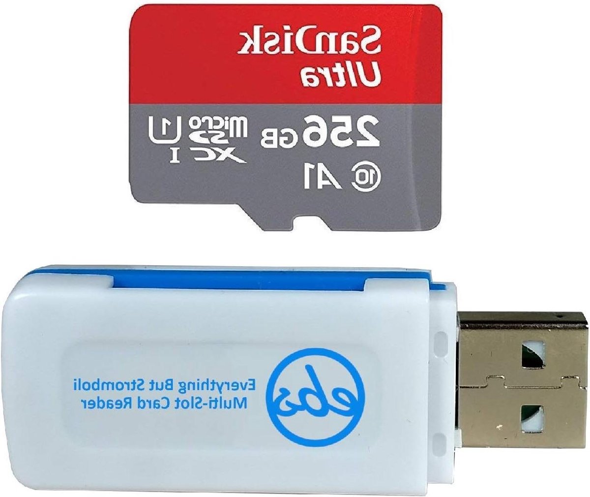 MicroSDXC Kaart - Geheugenkaart Opslag - Telefoon Uitbreiden - Met Kaartlezer - 256 GB