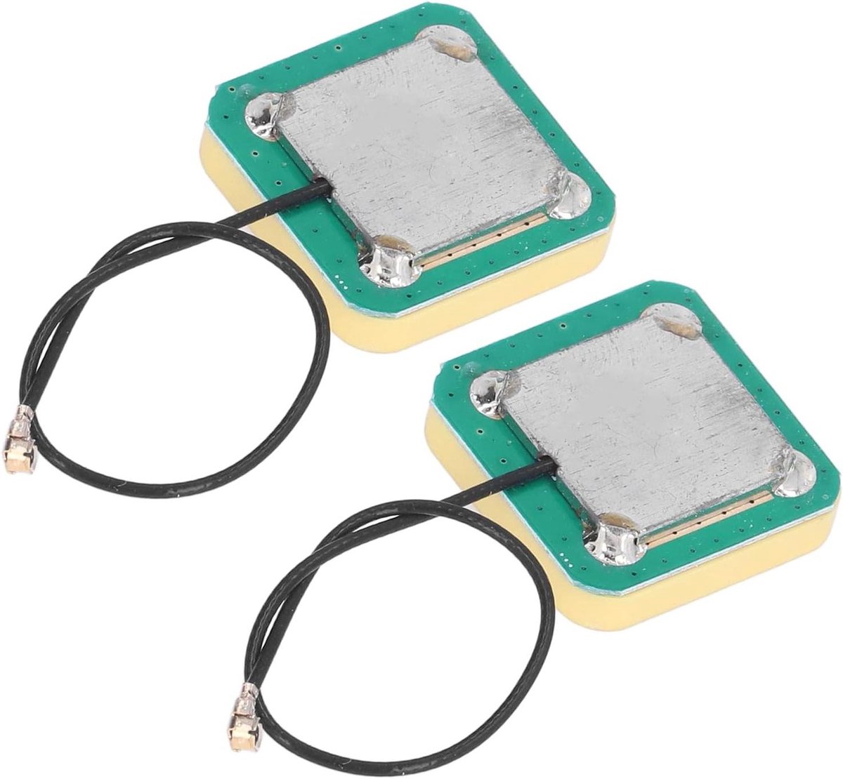 Ejoyous GPS-antenneversterker, 2 stuks GPS-antennemodule met keramische antennekabel 28DB High Gain, voor auto 4S werkplaatsen, bussen, dvd-navigatie