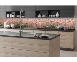 Dimex Keukenachterwandfolie, zelfklevend, tarweveld, 350 x 60 cm, plakfolie, decoratiefolie, spatbescherming voor keuken, made in EU