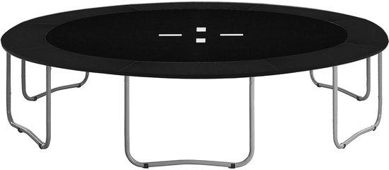 Springos Trampoline Rand | Ø 305 cm | Beschermrand Trampoline | Rond | Zwart