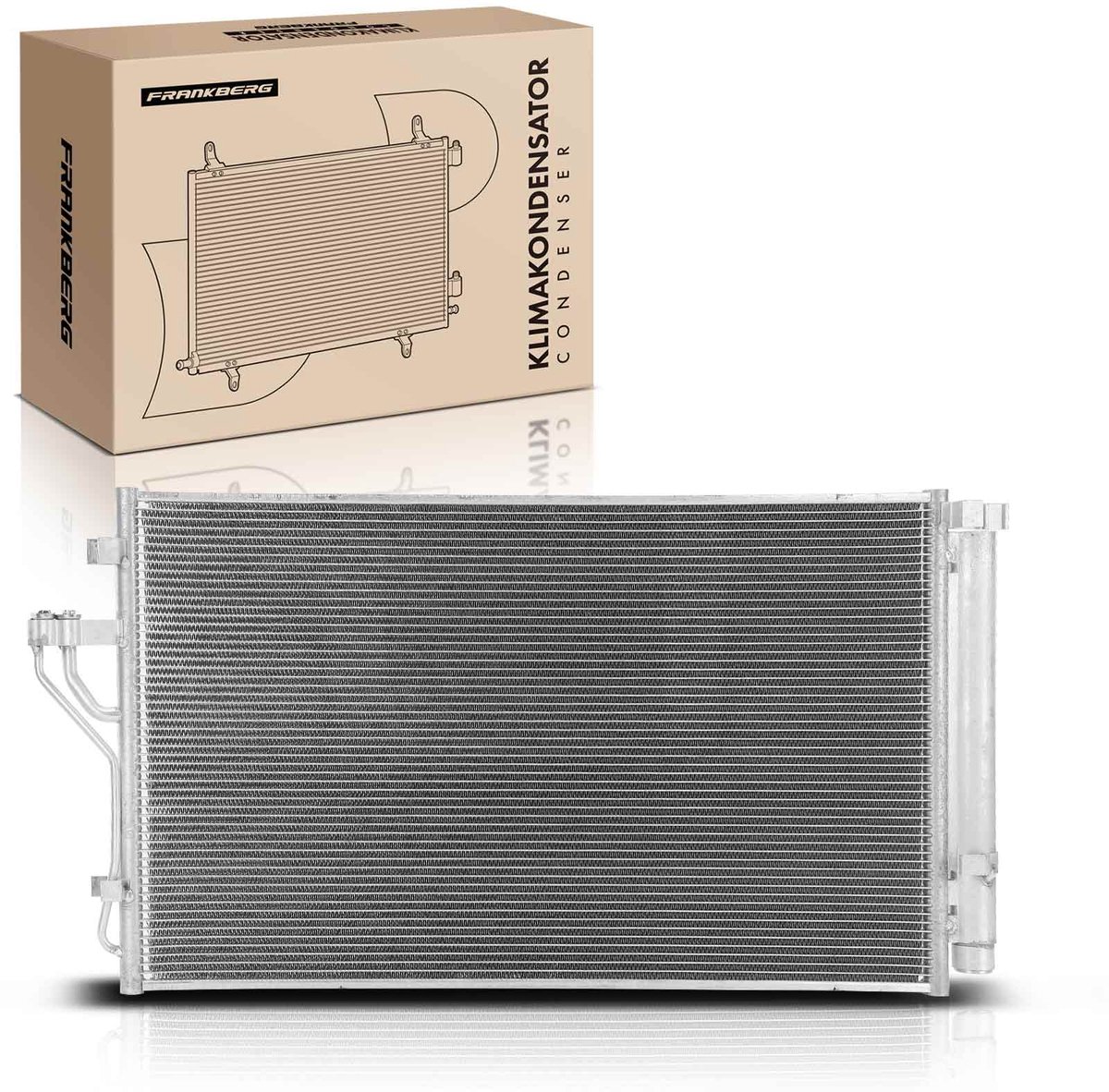 Frankberg 1x Condensator Airco voor Hyundai iX35 EL KIA Sportage SL