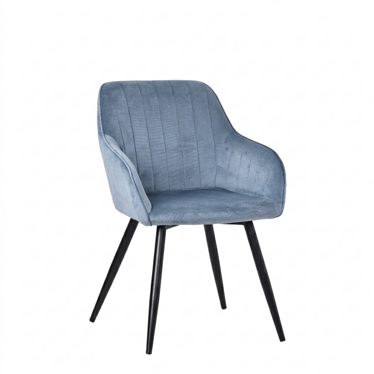 HOMAVO YZ5 Stoelenset – 4 stuks – Eetkamerstoelen met armleuningen – Fluweel stof – Modern & Comfortabel – 58x63x81 cm – Beschikbaar in meerdere kleuren