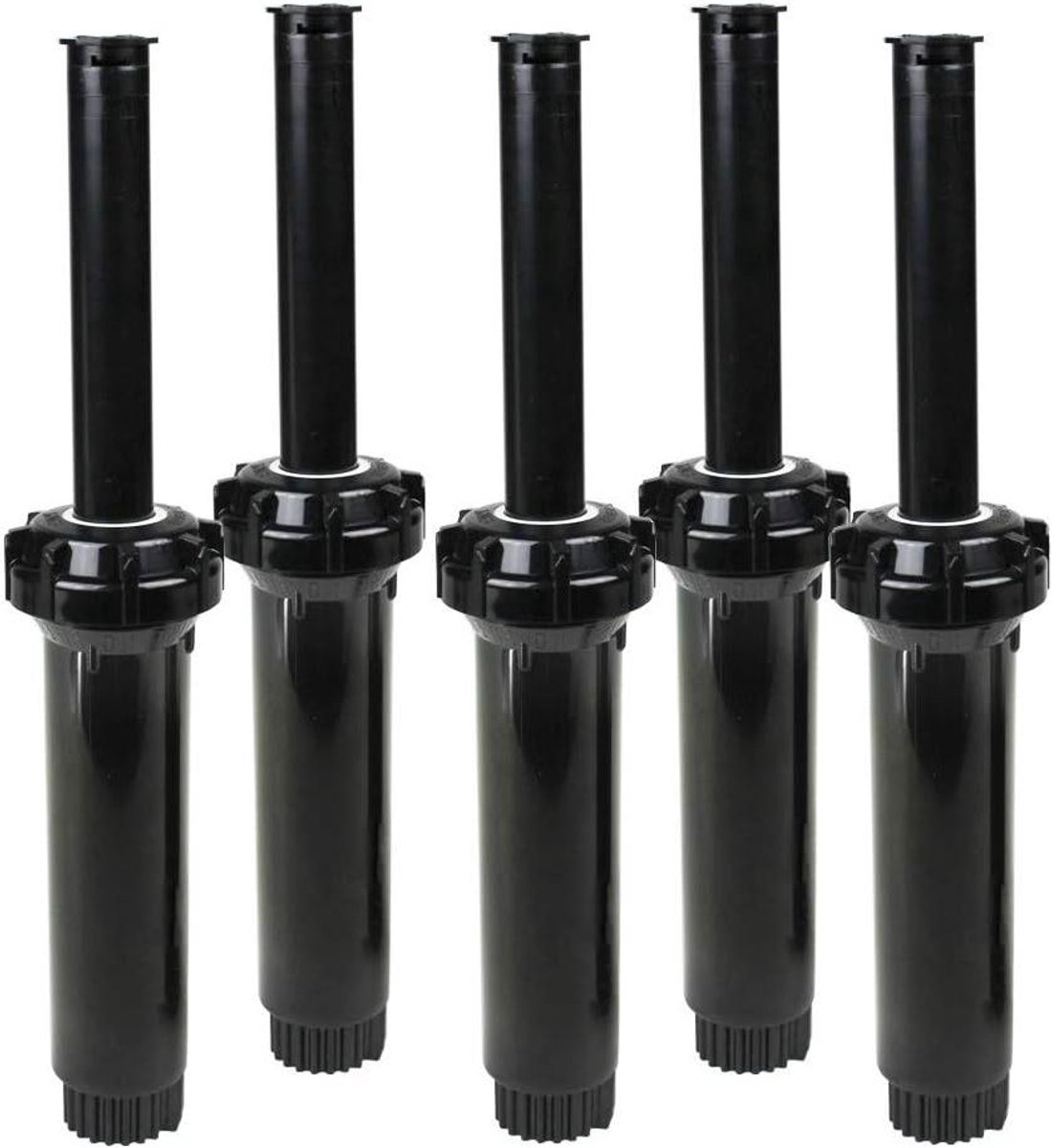 Verstelbare Sproeiers - Gazon Besproeiers - Kleine Gazons - Zelfafsluitend - 4 Inch - Zwart