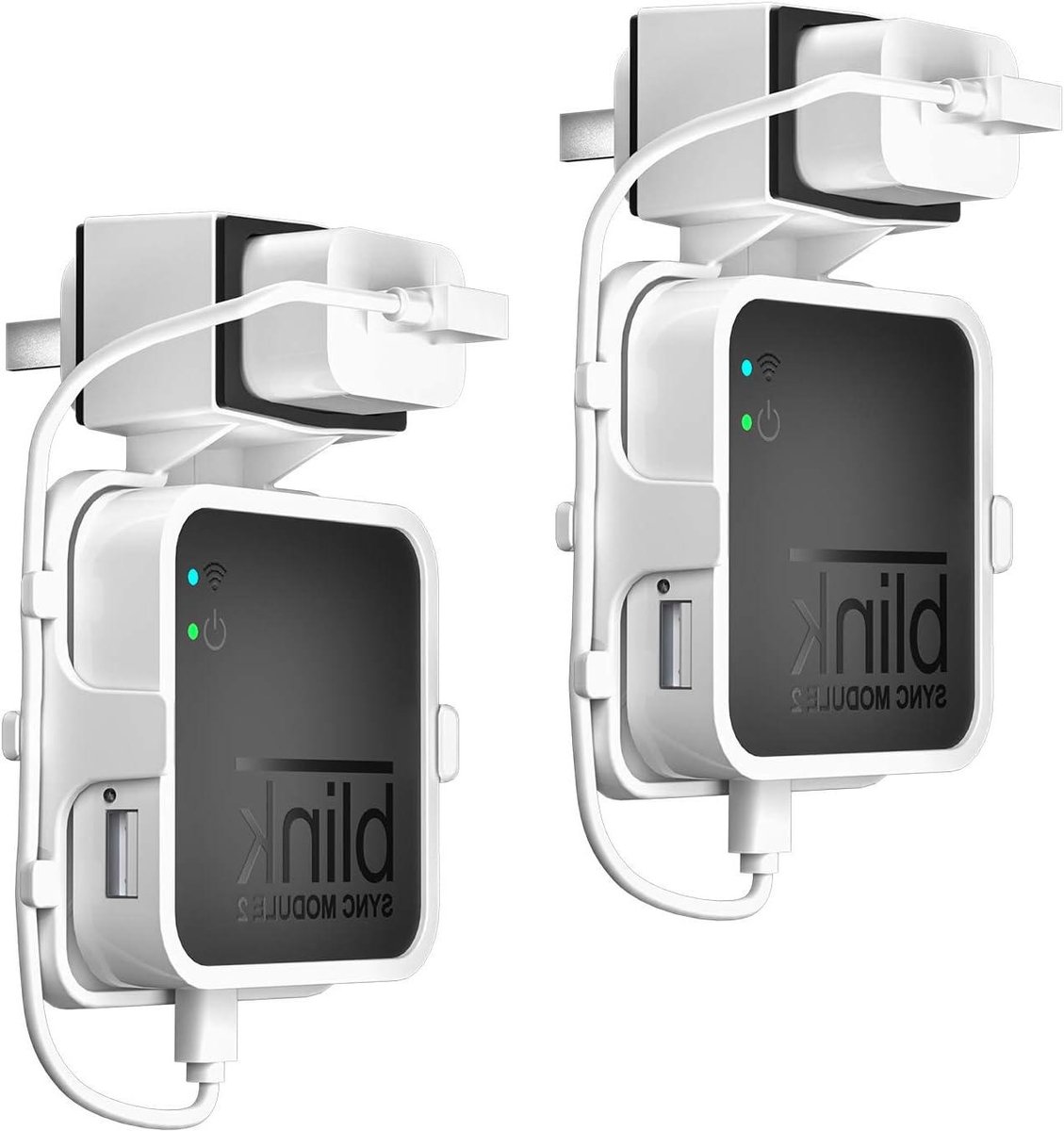 Outlet Muurbeugel - Stekkerhouder Camera - Sync Module Ophangen - Netjes en Ruimtebesparend - 11.3 x 7.4 x 5.9 cm