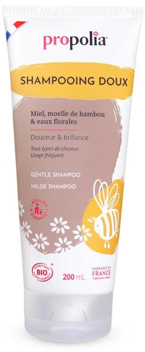Bio shampoo met honing en bamboe  - 200ml - Propolia
