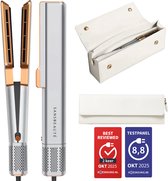 Lisseur Sansbeauté® Sanstraight Wet-to-Dry avec étui de voyage - 2 en 1 - Sèche-cheveux & Lisseurs - Coldshot - 80℃ à 140℃ - Alternative Lisseur à vapeur