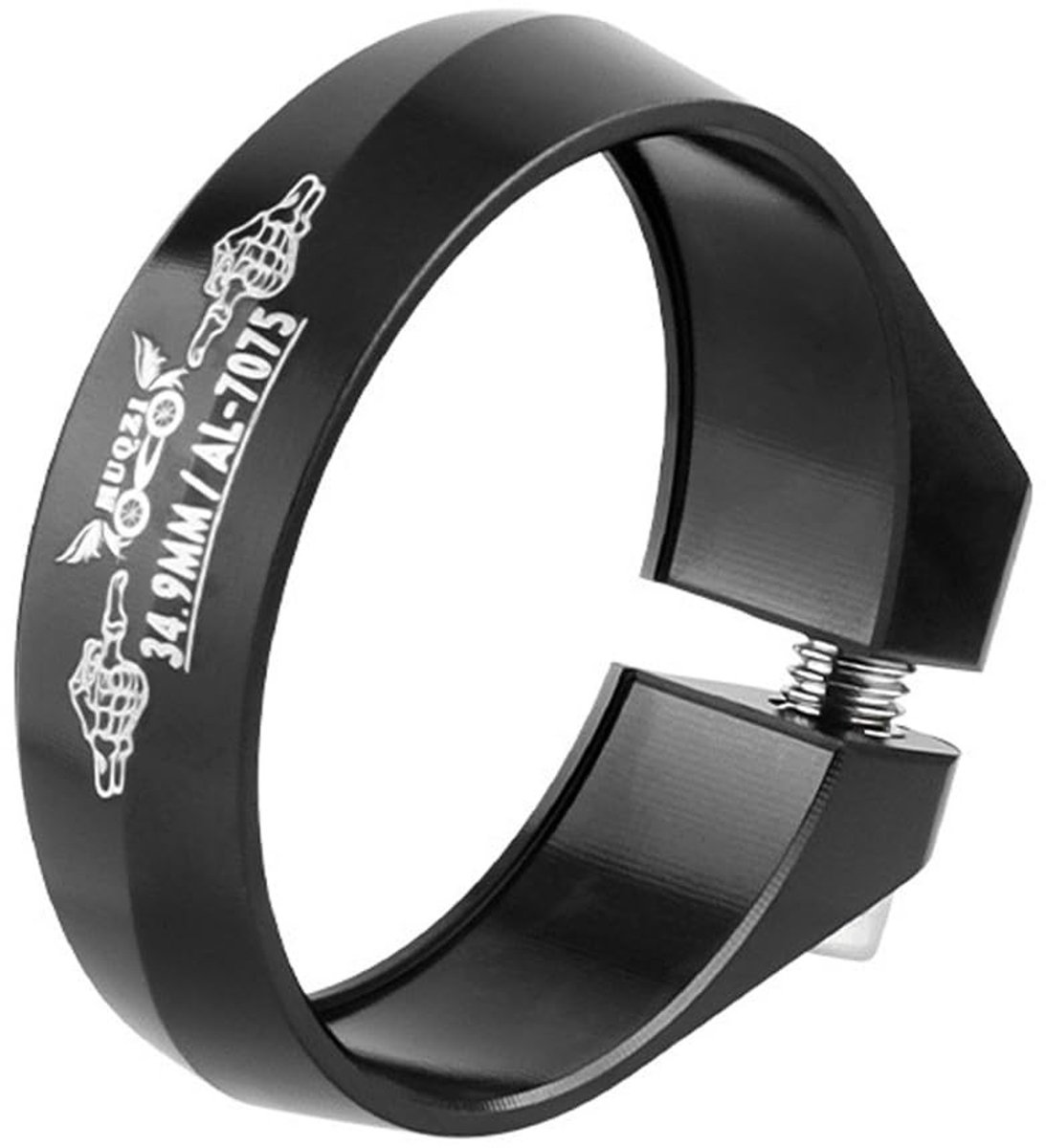 7075 Aluminium Fietszadelklem 34.9 mm - Lichtgewicht en Roestvrij voor Mountainbike en Racefiets