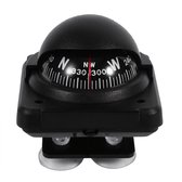 U/ D Marine Kompas met Thermometer (2 in 1) Ball Dash Dashboard Auto Navigatie Kompas Lijm, Universeel voor Boot, Auto, Caravan, Vrachtwagen