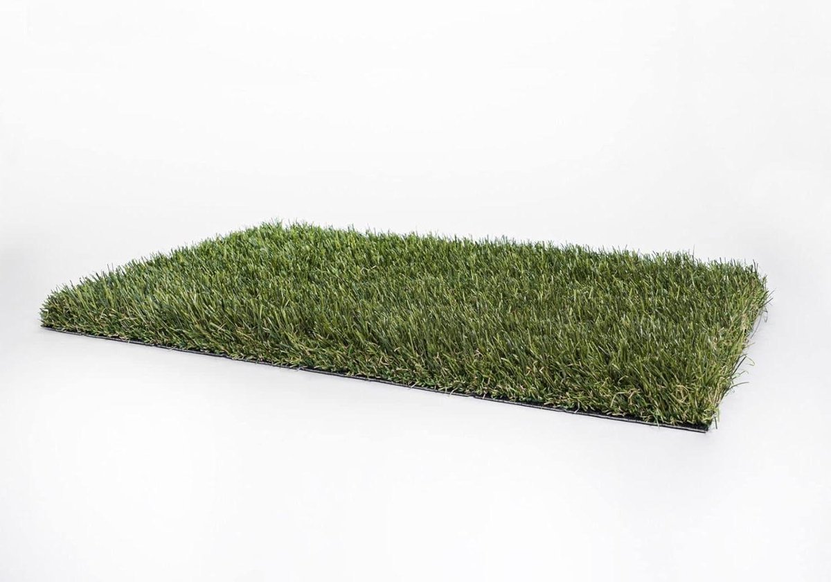 Kunstgras Cyprus voor tuin of balkon - Poolhoogte 40 mm - Gewicht ca. 3015 g/m² - UV-Garantie 20 jaar (DIN 53387) Afmeting: 4 m x 3.5 m