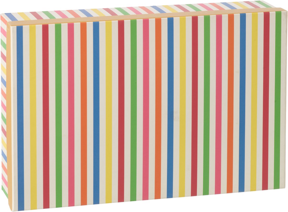 J-Line kopje + schoteltje - porselein - mix - large - set van 6