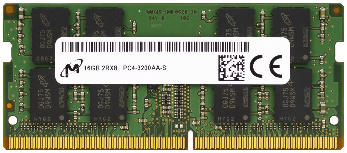 Micron 16GB DDR4 3200 Mhz MTA8ATF2G64HZ-3G2E2