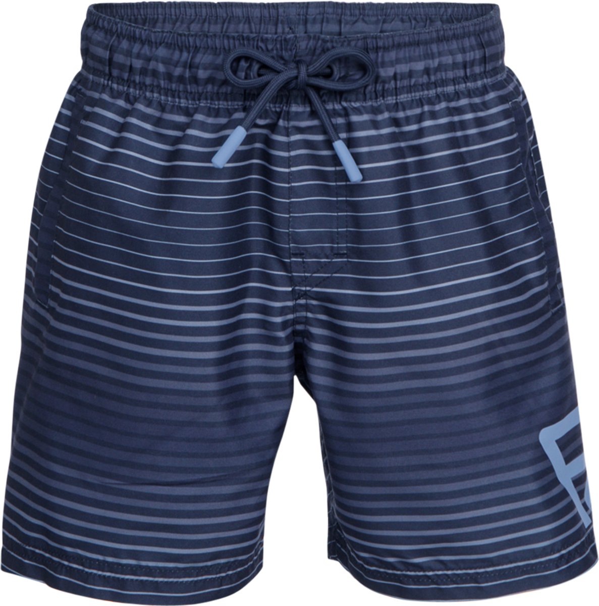 Brunotti Cestery-Stripe Zwembroek Indigo Jongens- Sportieve Swim Short 4-way stretch Met Zakken 164 Blauw