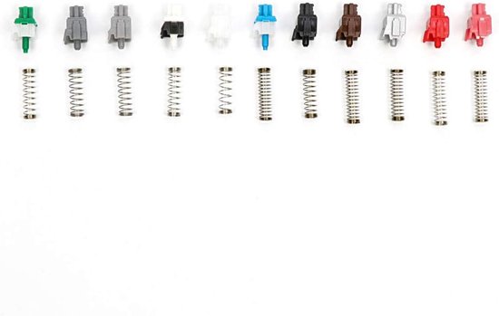 Mechanische Toetsenbord Schakelaars - Toetsenbord Assen - Toetsenbord Reparatie - Cherry MX Kwaliteit - 68 stuks - Speed Silver van Merkloos — afbeelding 5