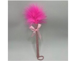 Oneay Zachte veren kietelaar – Erotisch accessoire voor kietelen en strelen – BDSM speelaccessoire – Roze