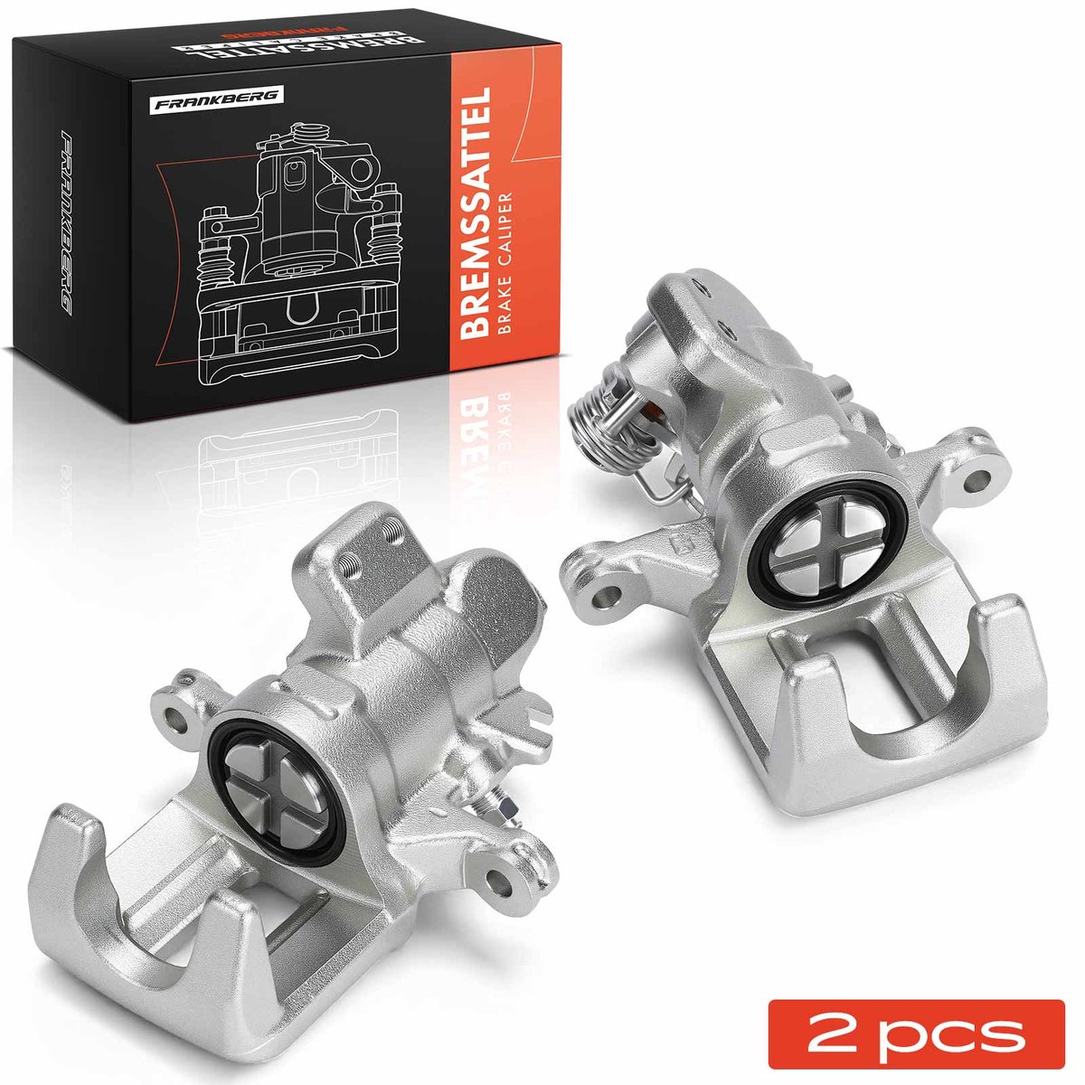 Frankberg 2x Remklauw Achteras voor Honda Civic VIII
