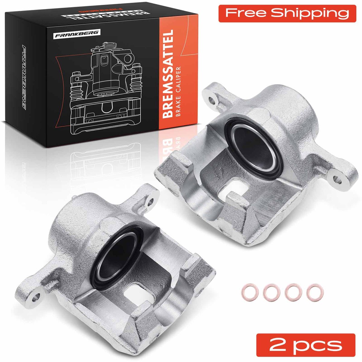 Frankberg 2x Remklauw Voor voor Hyundai Atos MX