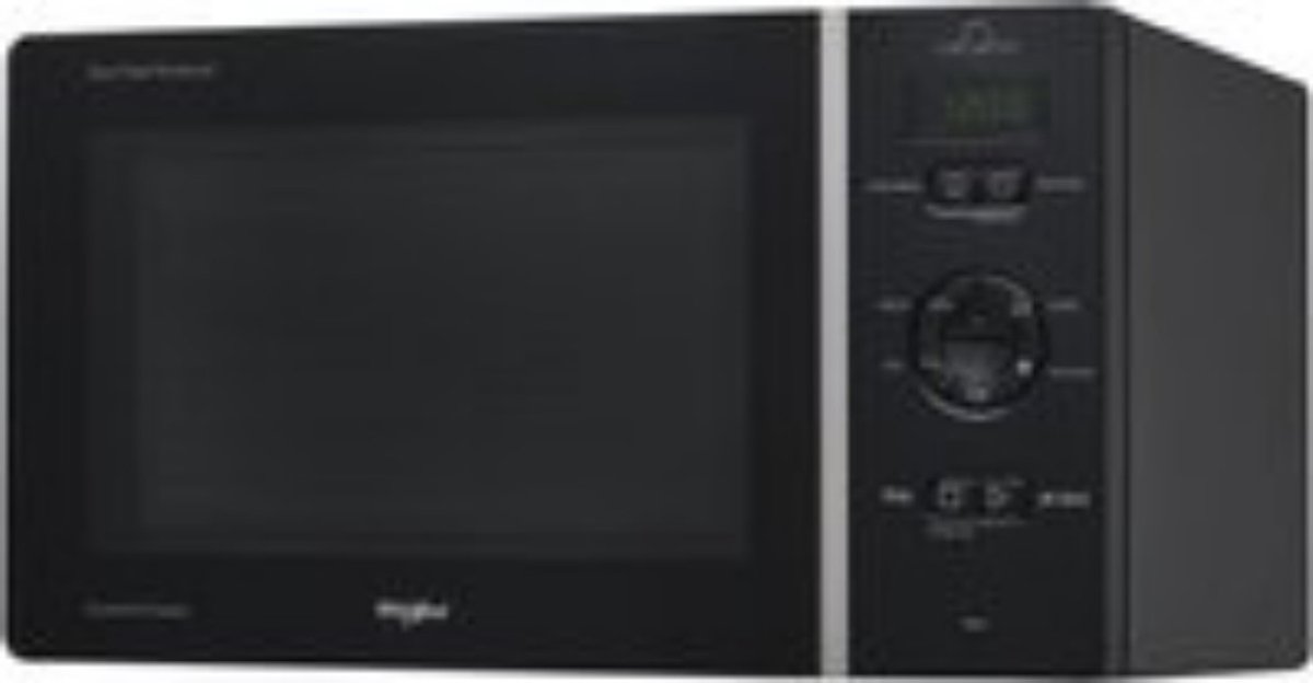 Whirlpool MCP 347 BL -1 vrijstaande magnetron zwart + 3 Jaar Gratis Extra Garantie