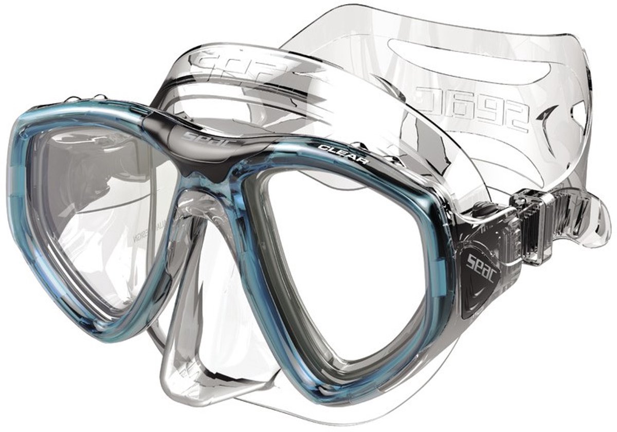 Seac Sub Clear Antifog duikbril - Turquoise