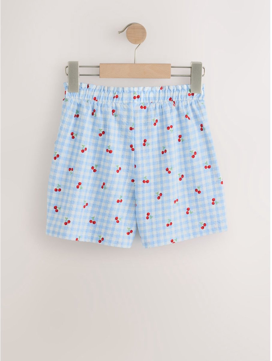 Next - Meisjes - Short met textuur - Blauw