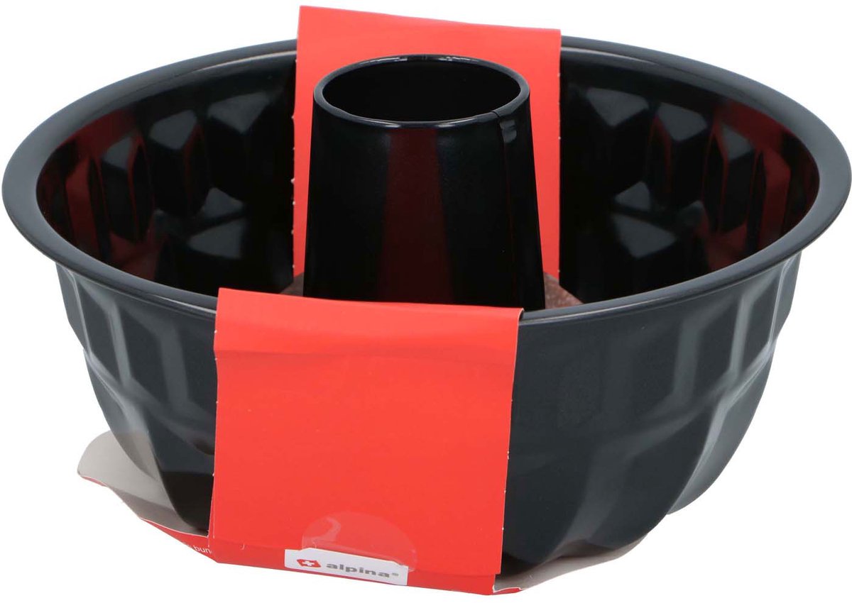 Alpina bundtvorm met antiaanbaklaag - 23 x 11,5 cm, blauw