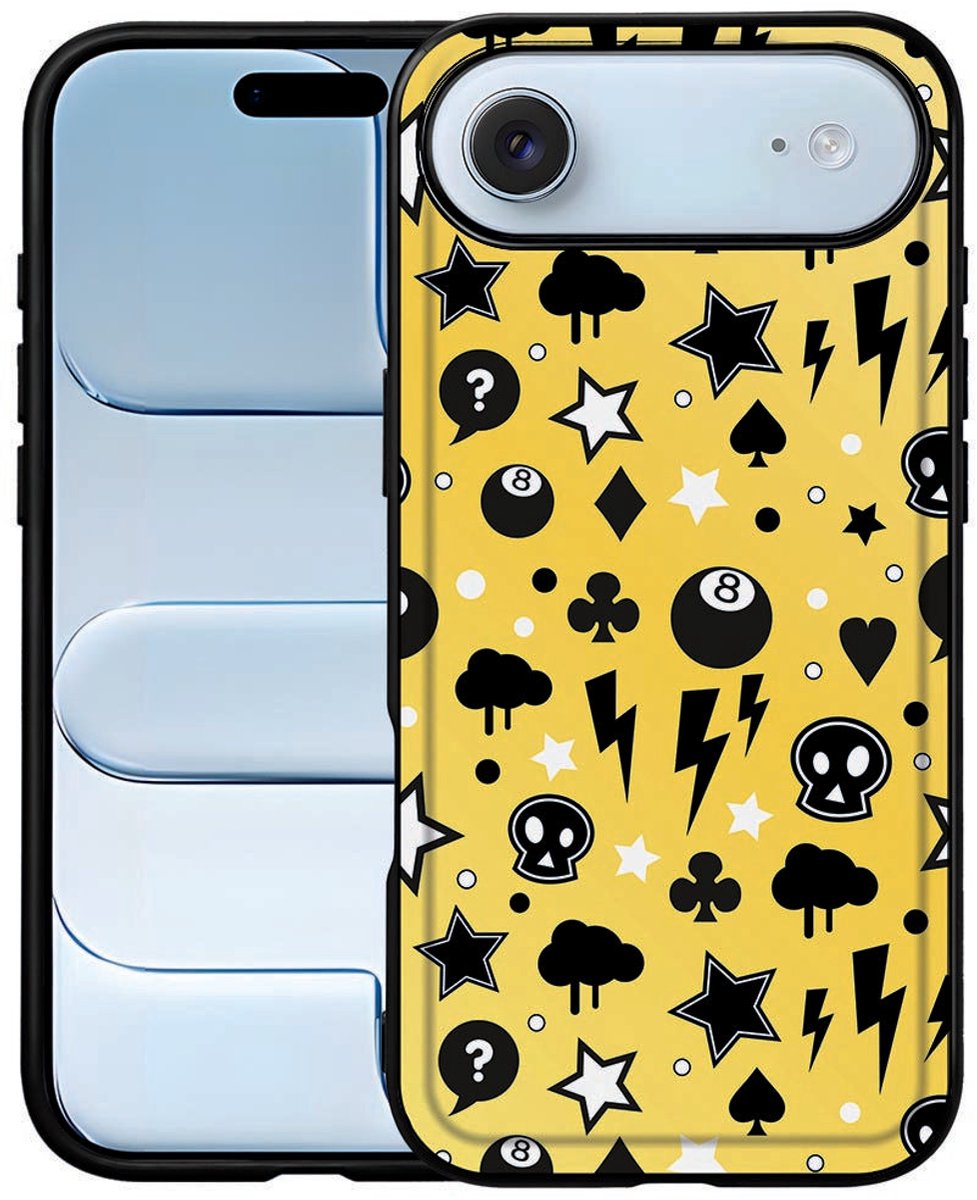 TPU Hoesje Punk Yellow Apple iPhone Air