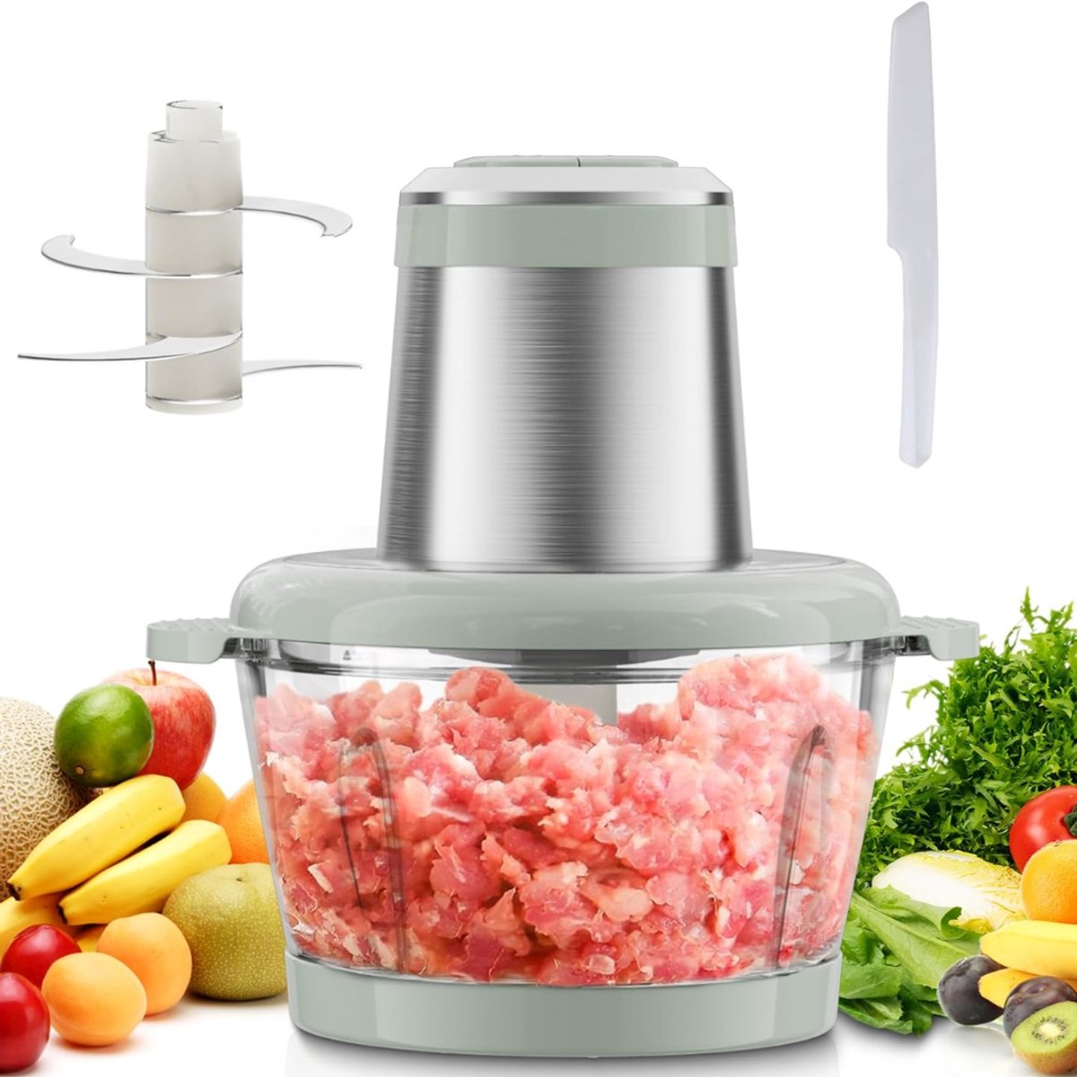 VH Supplies @ Hakmolen - Mixer - Hakapparaat - 2L - 400W - 4 Messen