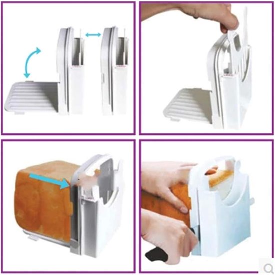Broodsnijder hulpmiddel - Broodsnijder - Broodsnijmachine handmatig - Broodsnij plank - Must have voor in de keuken! — afbeelding 5