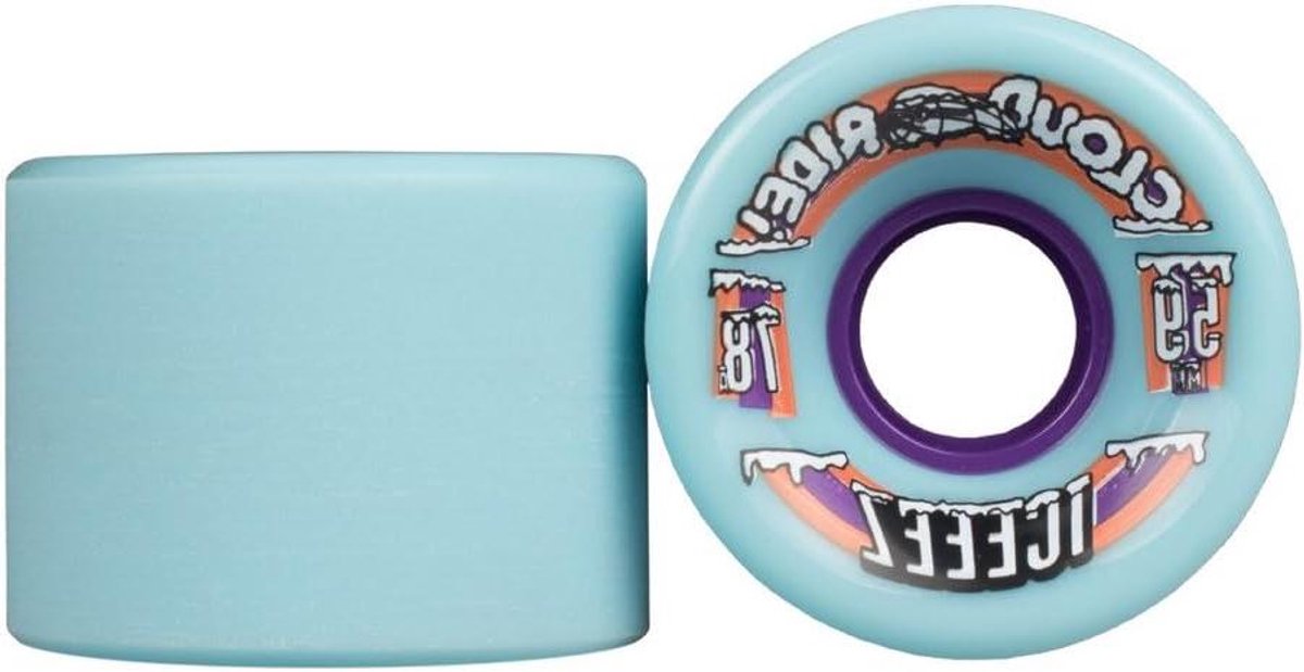 Longboard Wielen Slide Wielen Freeride Soepel Glijden Ultra Gladde Formule 59mm 78A Lichtblauw