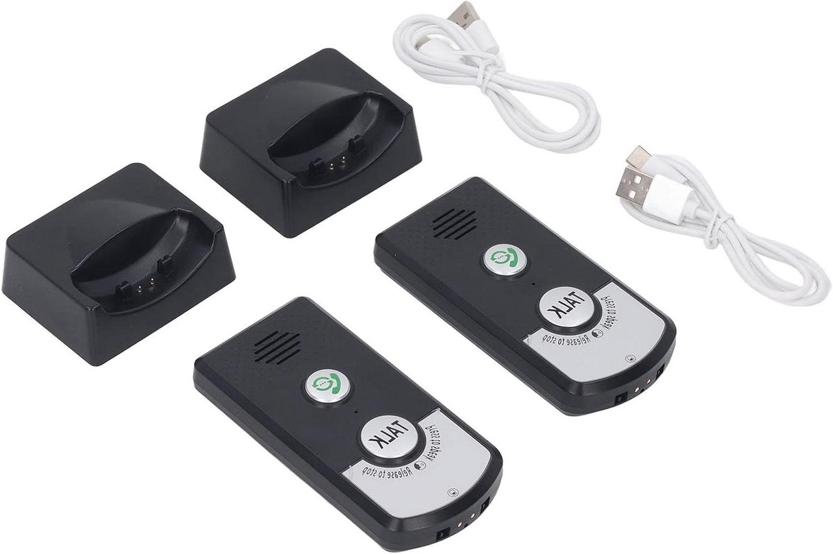 Draadloos Intercom Deurbel Systeem met 2 Weg Voice Communicatie en Groot Bereik