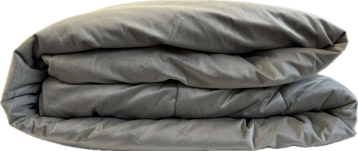 Prestige Bedding 2 in 1 Velvet Dekbed zonder Overtrek - Dekbed Inclusief slopen - 240x220 - Taupe