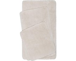Badmat Porto Azzurro - Zachte vloermat - Badkamer Comfort - Antislip Latex Coating - 70 x 120 cm - Ivoor
