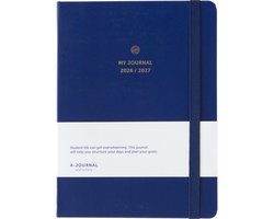 My Journal - Schoolagenda 2026-2027 - A5 - Donkerblauw