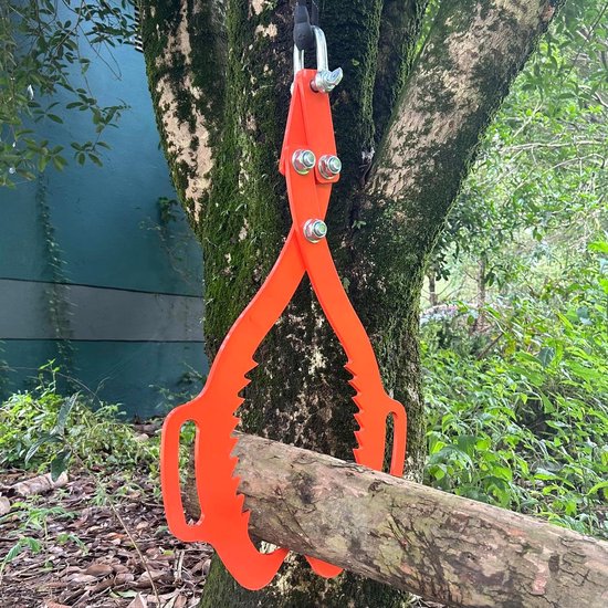 Houtklauw Tang - Boomstam Grijper - Log Slepen - Dubbele Gekartelde Klauwen - 45.7 cm Opening — afbeelding 2