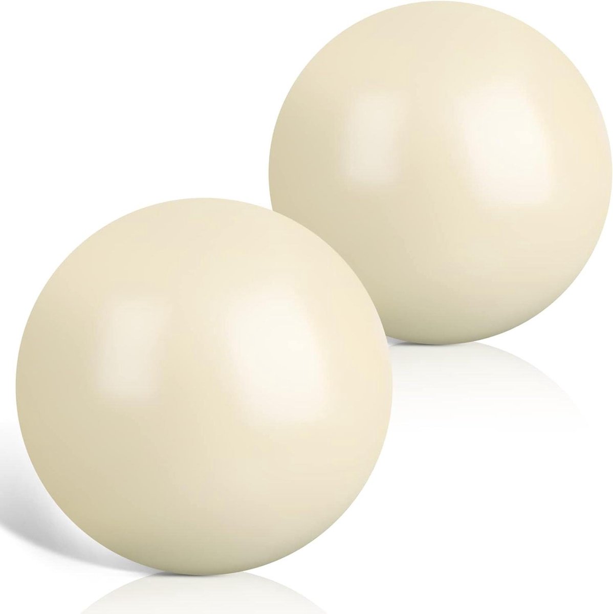 Jeu de Boules Pallino - Bal Vervanging - Spel Accessoire - Kwaliteit Hars Materiaal - 57 mm Diameter - Wit