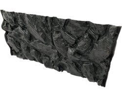 Aquarium Achterwand - Achterwand Aquarium - Aquarium Decoratie - 3D Steenpatroon - 39.5x24.5cm - Bruin