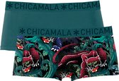 Chicamala – Boxershort Meisjes – 2 Pack – Normale Lengte – Onderbroek Meisjes – Lingerie – Ondergoed – Kleding – 95% Katoen – Meisjeskleding