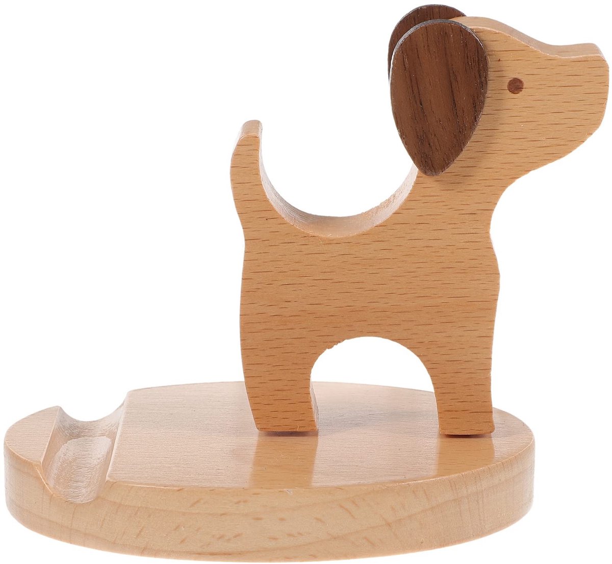Dailygoods- Telefoonhouder Houten - Telefoonstandaard - Lichtgewicht