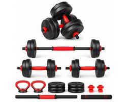 Fitby Dumbells 20 KG - Dumbbells - Gewichten Set - Verstelbare Dumbells - Halterset - Dumbell Set - Kettlebell