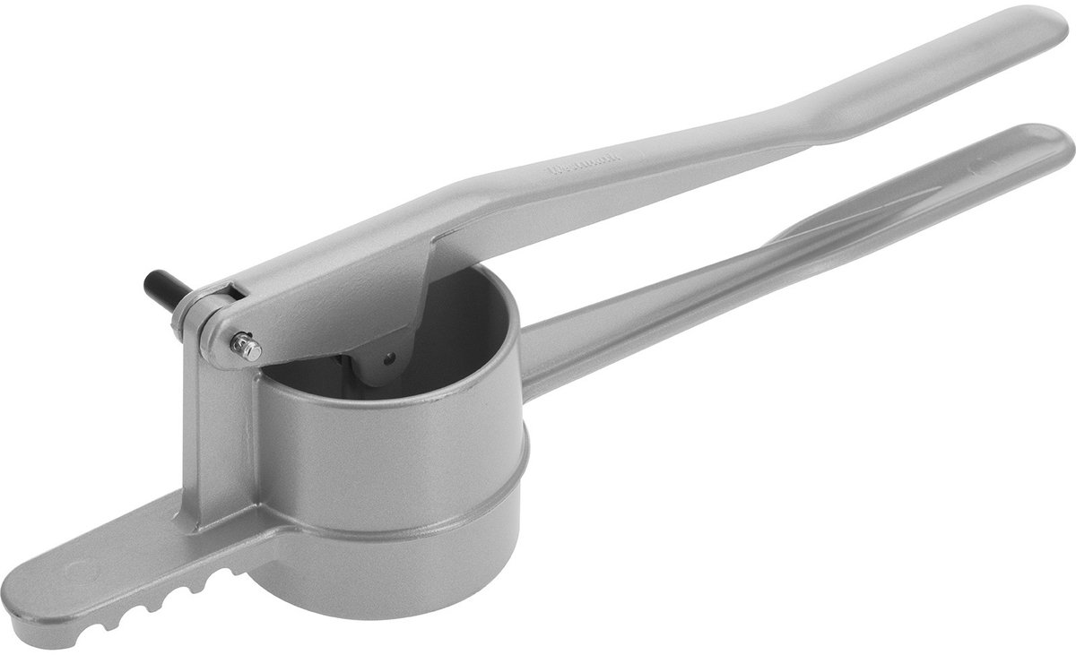 Westmark Spätzle- en pureepers, ronde gaten, gegoten aluminium, lengte: 41 cm, Spätzlepress, zilver, 61102230