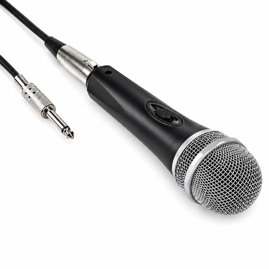 Microphone - Dynamique - Jack 6,3 mm - XLR - Étui inclus - Câble de 5 mètres - Allteq