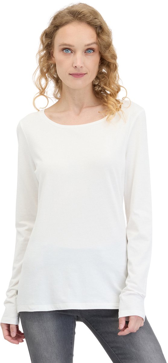 Dames-T-shirt met lange mouwen Ragwear Fllorah Gots Wit